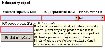 - ikona s otazníkem = při kliku dojde k zobrazení nového okna, kde je nápověda k danému prvku formuláře (týká se pouze části s integrovaným povolením a tlačítek na konci formuláře).