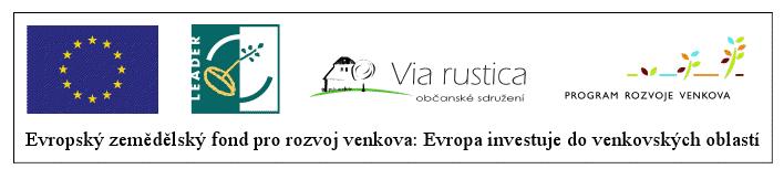 Místní akční skupina Via rustica, o.s. Registrační číslo MAS: 08/005/41100/563/000178 Sídlo: nám. Svobody 320, 395 01 Pacov Kancelář: Španovského 319, 395 01 Pacov ucházející se o podporu ve 3.