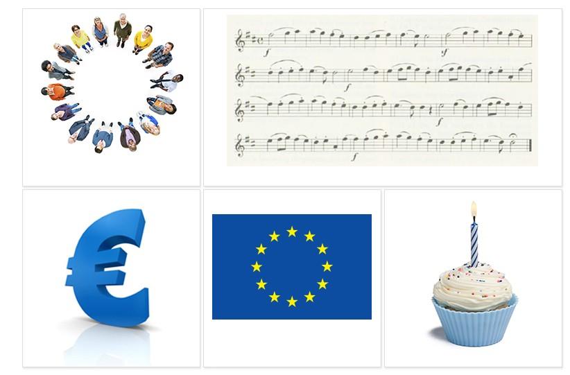 Symboly EU Motto: Jednotná v rozmanitosti Euro