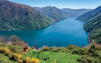 ITÁLIE - LAGO DI COMO HLAVNÍ NABÍDKA OBLASTI plachtění včetně škol jachtingu a windsurfingu, výlety lodí i čluny, kanoistika, veslování, rybaření, procházky podél jezera i do hor, nekonečné možnosti