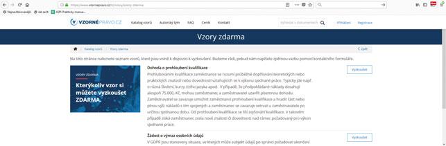Vzorné právo NOVINKA Vzornepravo.cz vaše jediná online pracovna, na kterou se můžete 100% spolehnout. Interaktivní dokumenty na míru vytvořené týmem právníků špičkové právní kanceláře PRK Partners.