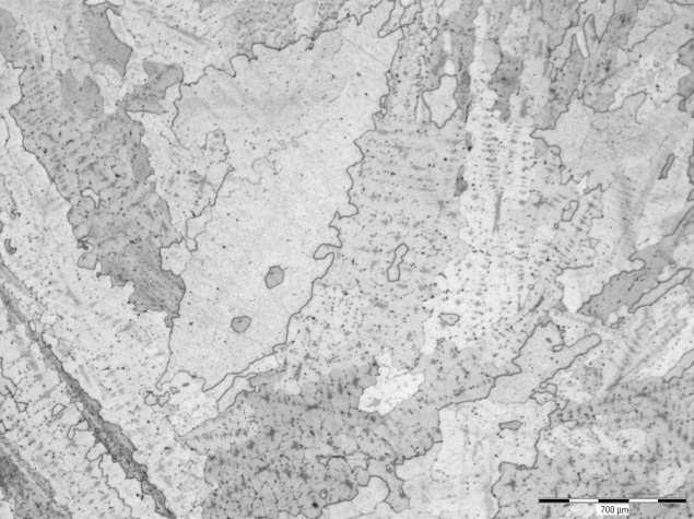 5.4 Struktura slitin Naleptané vzorky byly pozorovány na optickém mikroskopu