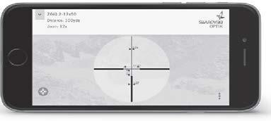 Podrobný popis správných rozměrů záměrného bodu naleznete na adrese SUBTENSIONS.SWAROVSKIOPTIK.COM SUBTENSIONS.