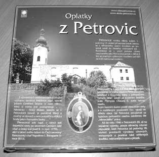 Své oplatky uï mají i Petrovice Od poloviny mûsíce bfiezna mají v ichni zájemci moïnost (prozatím jenom v prostorách Z a M Petrovice... a v Krejãovství p. Vl.