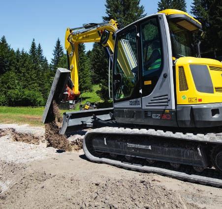 Kompaktní a mobilní rýpadla: Špičkový výkon na pásech nebo