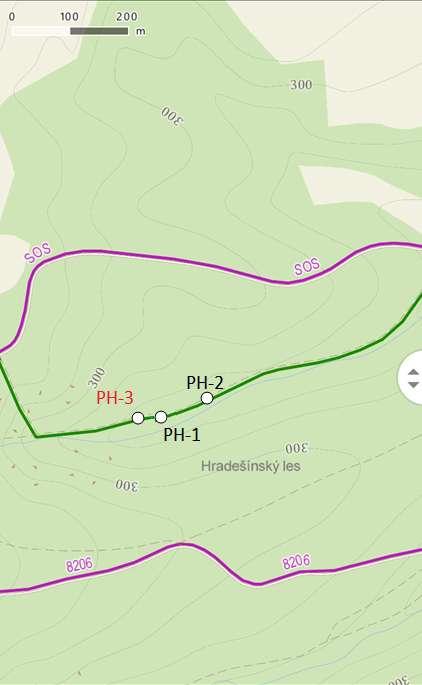 Vrtný profil vrtů PH-1 a PH-2 zastihl červenohnědé jílovce až prachovce k bázi hrubnoucí do polymiktních hrubozrnných konglomerátů permokarbonského stáří.