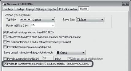 v MS Průzkumníku na soubor typu DWG, bude spuštěn automaticky CADKON TZB a soubor jím bude načten.