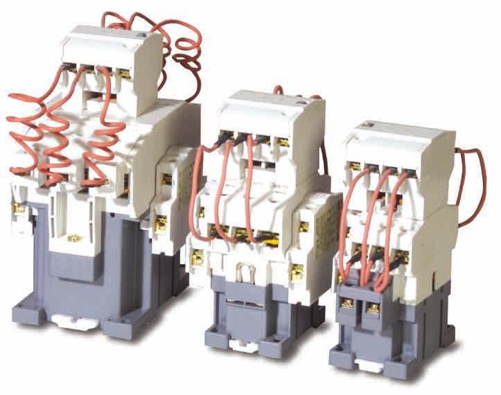 CAPACITOR SWITCHING CONTACTORS MC KONDENZÁTOROVÉ STYKAČE MC MC Capacitor Contactors are suitable for switching low inductive and low loss capacitors in capacitor banks, without and with reactors.