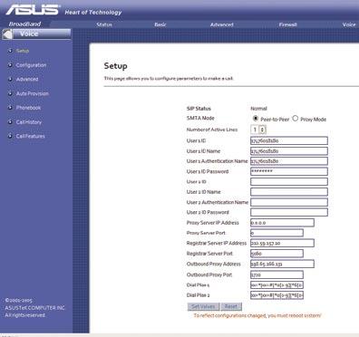 Nastavení VoIP brány Příloha te se na úvodní obrazovku. Klepněte myší na položku Basic v horní nástrojové liště.