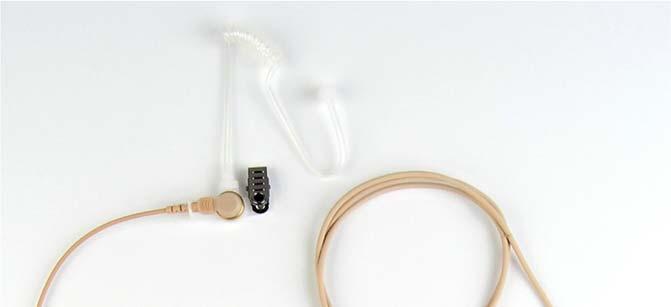 HEADSET FOR TPH 700 VIP-32 End Call Button PTT MIC Small, lightweight, flesh-coloured VIP-32 headset kit is designed to