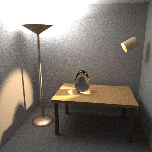 Comparison Bidirectional path tracing