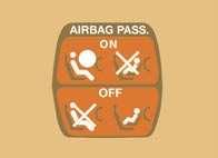 Nafukovací vaky "airbagy" 108 Neutralizace nafukovacího vaku "airbagu" spolujezdce Vyhledejte si informace v rubrice 4, v části "Nabídka Mode", poté v nabídce "Airbag spolujezdce" zvolte OFF.