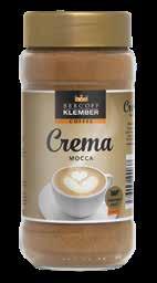 Bercoff Klember Crema Mocca instantná káva 160 g jednotková cena 21,19 EUR/kg 3