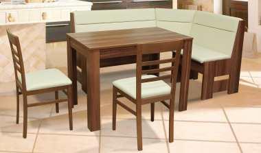 ST1 68 76 stôl ENZO 2 pevný : 110 ST2 68 76 DECO moderný kuchynský set s úložným priestorom, z lamina, univerzálny ĽAVO -PRAVÝ, v ponuke je stôl pevný, rohové sedenie, stoličky, možno ich kúpiť