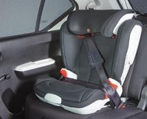 Dětská sedačka nesmí být použita na předním sedadle spolujezdce, pokud je sedadlo vybaveno předním airbagem, nebo je nutné přední airbag spolujezdce vypnout podle návodu k obsluze vozidla. Obj.