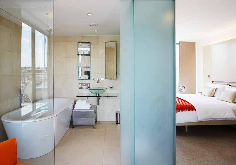 HOTEL ROOMS & AMENITIES Discrete design, unrivaled comfort and luxury ALL OF OUR 109 ROOMS FEATURE: High-quality bedding Courtesy tea, French press coffee from local micro-roaster Mini-bar with