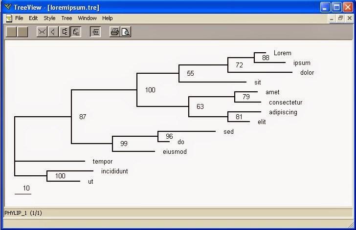 programy pro práci s fylogenetickými stromy (formáty newick, nexus):