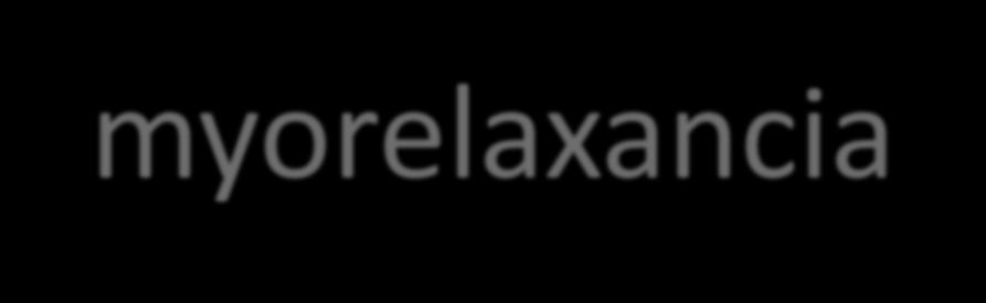 Periferní myorelaxancia -