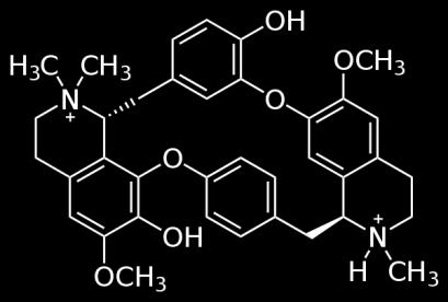 Periferní myorelaxancia kompetitivní d-tubokurarin