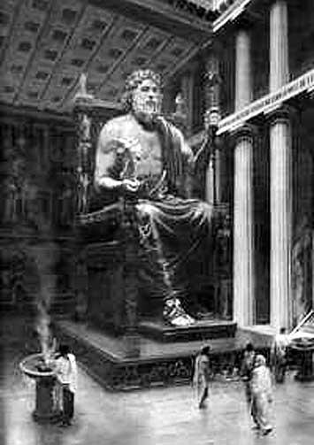 OBâASNÍK V FS PROSINEC 2003 Sedm divû svûta FeidiÛv Zeus v Olympii Kolem roku 1600 byl západofieck mi kmeny osídlen Peloponnésos. Tyto kmeny s sebou pfiinesly také kult olympsk ch bohû.