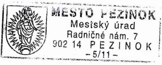 o správnom konaní proti tomuto rozhodnutiu možno podať odvolanie v lehote do 15 dní odo dňa oznámenia rozhodnutia na Okresný úrad Pezinok, odbor cestnej dopravy a pozemných komunikácií