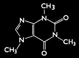 Souhrn acidobazických a lipofilních vlastností kofeinu je uveden v tabulce č. 1.