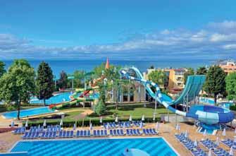 BULHARSKO NESSEBAR Sol Nessebar Bay & Mare Hotel All inclusive Sol Nessebar Palace Hotel All inclusive Hotelový Aquapark zdarma Blízko pláže Hotely jsou součástí komplexu řetězce Melia.