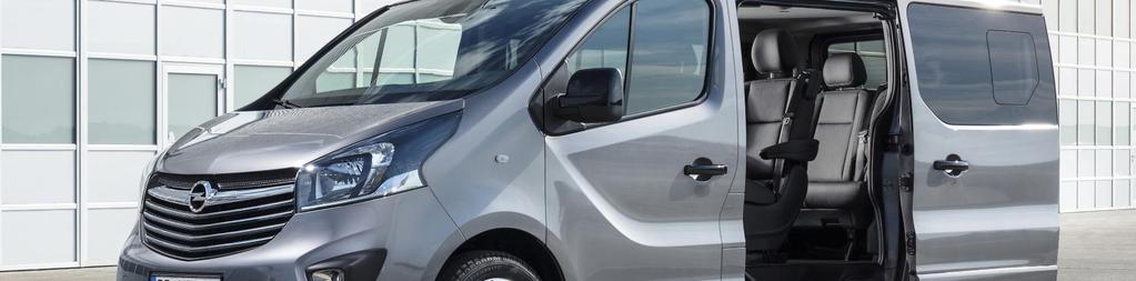 zákazníky již od prvního vozu * Aktuální nabídka skladových vozů opel-uzitkove.cz/skladove-vozy Vivaro Tourer Verze Objem nákladového prostoru Max.