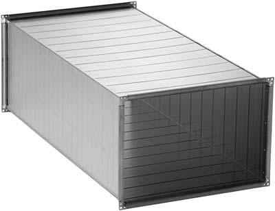 lindab rectangular Duct LR Dimensions 1 b 2 L a 3 4 5 Description Straight duct, stiffened with transverse trapezoid corrugations, which reduces the risk of noise generation.
