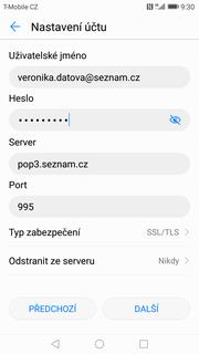 19 z 34 seznam.cz ikonu E-mail. Vyberete možnost Ostatní. 3. Vyplníte vaší e-mailovou adresu, heslo a stisknete tlačítko PŘIHLÁSIT SE. Dále stisknete tlačítko POP3.