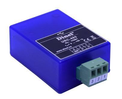 Konvertor URC 485 Konvertor pro spojení senzoru s výstupem RS 485 / Modbus (GRLM- 70, ULM- 70, ULM-53, EFM-115, FCU-400,