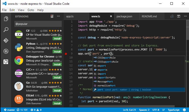 Obrázek 11 Ukázka prostředí Visual Studio Code [36] 7.3 NuGet Package Manager NuGet Package Manager, zkráceně NuGet, je open-source správce balíčků navržený pro platformu Microsoft.