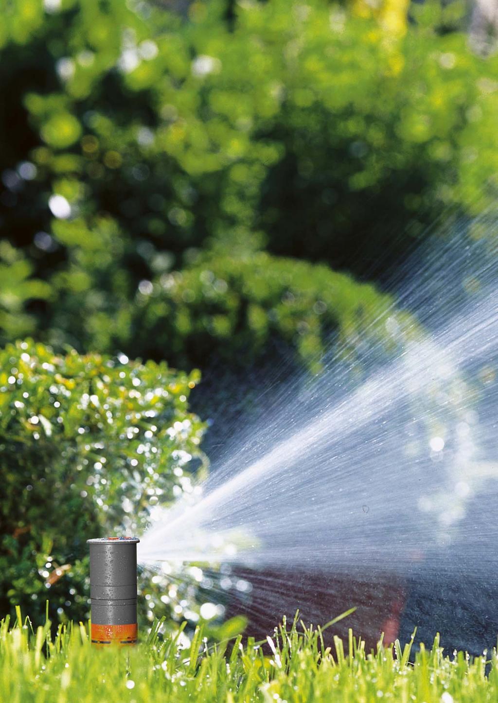 GARDENA Sprinklersystem Neviditelní zavlažovací profesionálové. Kruhové zadešťovače Kruhové zadešťovače jsou vhodné k zavlažování většiny ploch, protože je lze dobře kombinovat.