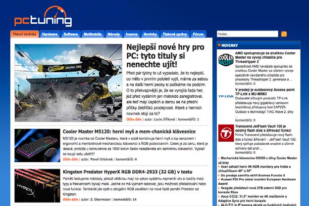 PCTuning.cz Úspěšný český počítačový magazín zaměřený na uživatele PC.