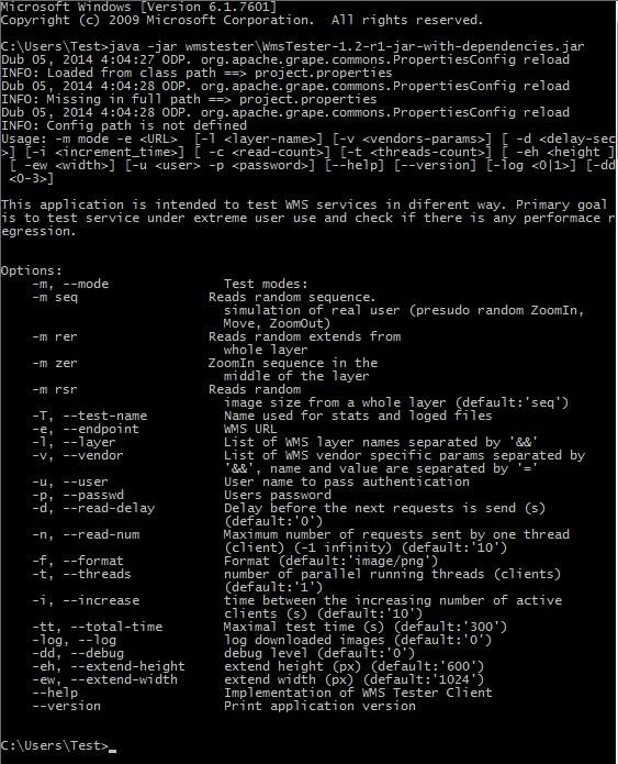 -dd --debug Úroveň debugování -log --log Ukládá obrázky, které vznikají při dotazech klientů -tt --total-time Časový limit délky testu (default: 300 s ).
