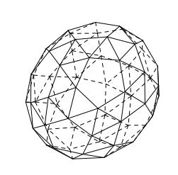 Vlastní práce strana 17 Kapitola 13: Otupený dvanáctistěn 38 Anglický název: Snub dodecahedron 39 60 vrcholů 92 stěn 150 hran 40 Stěny:80 rovnostranných trojúhelníků 12 pravidelných pětiúhelníků