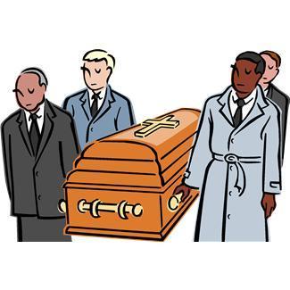 Funeral The funeral was at the church.