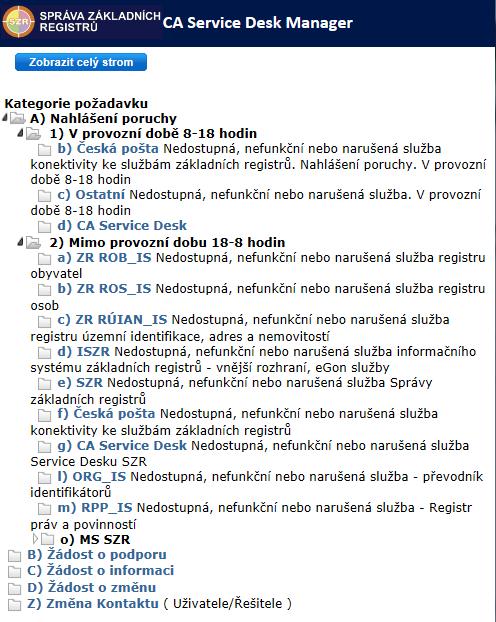 2 - funkčnost systému nebo dostupnost pro uživatele je omezena, zařízení je poškozené, spěšný požadavek.