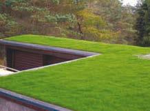X-dek je vhodný pro: Zátěžové vegetační střechy se zatížením až 500 kg/m 2 - při rozponu do 2,5 m, jako spojitý nosník o dvou polích se zatížením
