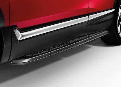 BOČNÍ DOLNÍ LIŠTY STŘÍBRNÉ Stylové, elegantní lišty dodají vašemu CR-V robustní,