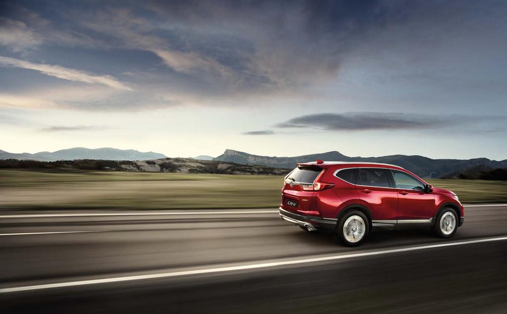 DYNAMICKÉ JÍZDNÍ VLASTNOSTI Nové CR-V pohání naše nejnovější vyspělé motory zážehové nebo hybridní zážehové a elektrické*.