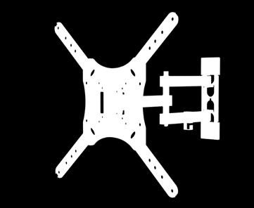 rozteč VESA: 400 x 400mm max.