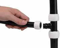 Uponor Quick & Easy (Q&E) systém připojení Uponor Q&E systém spojování potrubí (quick and easy rychle a jednoduše) je založen na jedinečné vlastnosti potrubí Uponor, kterou nazýváme paměťový efekt.