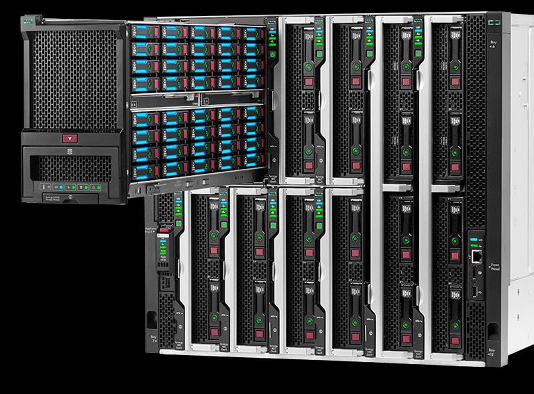 Synergy hravě zvládne i Softwarově Definovanou Storage HPE StoreVirtual VSA i jiné Snapshoty,