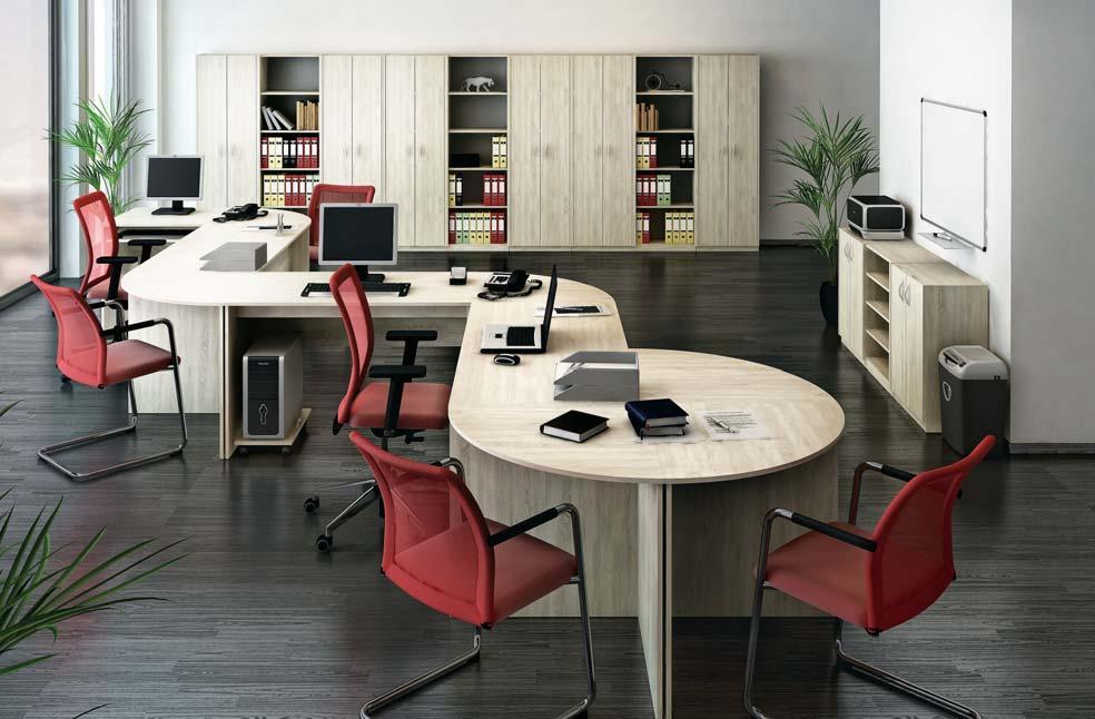 kancelársky nábytok Assistant Aktuálny trend riešenia kancelárskych priestorov. Jednoduchý, variabilný nábytok, ktorý sa teší popularite už 20 rokov.