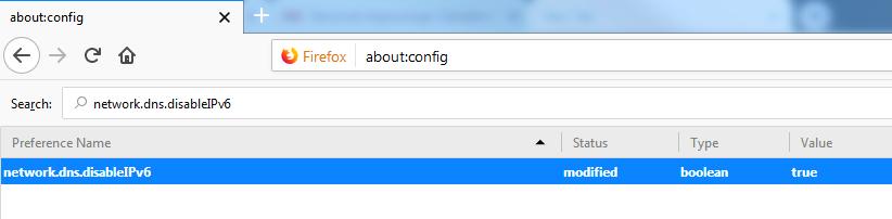 9 2.2.2 Zákaz IPV6 DNS v prohlížeči Mozilla Firefox V některých specifických konfiguracích, např.