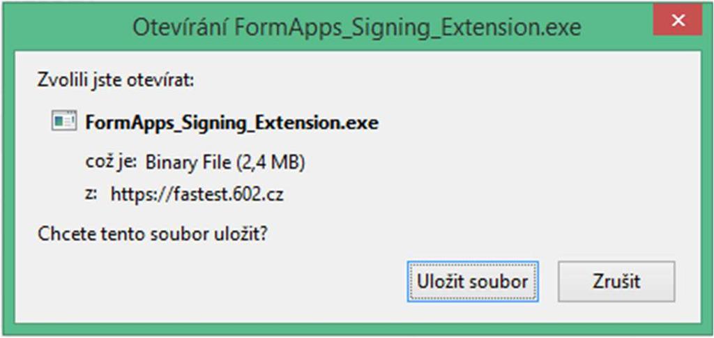 6 Firefox 6.1 Verze 49 a nižší: Instalace a spuštění aplikace FormApps Signing Extension Popis instalace FormApps Pluginu pro Firefox vychází z verze 36.0.