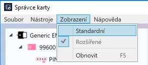 operace mazání dat z čipu podrobnější informace o objektech karty, které běžný uživatel často nevyužije specifické operace expertního charakteru, které běžný uživatel většinou nepotřebuje, např.