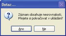 36 K A N C E L Á Ø 7.Po vyplnìní údaje Popis provede program kontrolu a v dolní èásti obrazovky vystoupí upozornìní W034: Není zadán variabilní symbol VAR_SYMBOL. 8.