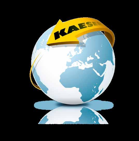Doma na celém světě Jako jeden z největších světových výrobců kompresorů a poskytovatel systémů se stlačeným vzduchem je společnost KAESER KOMPRESSOREN přítomná na celém světě: Ve více než 100 zemích